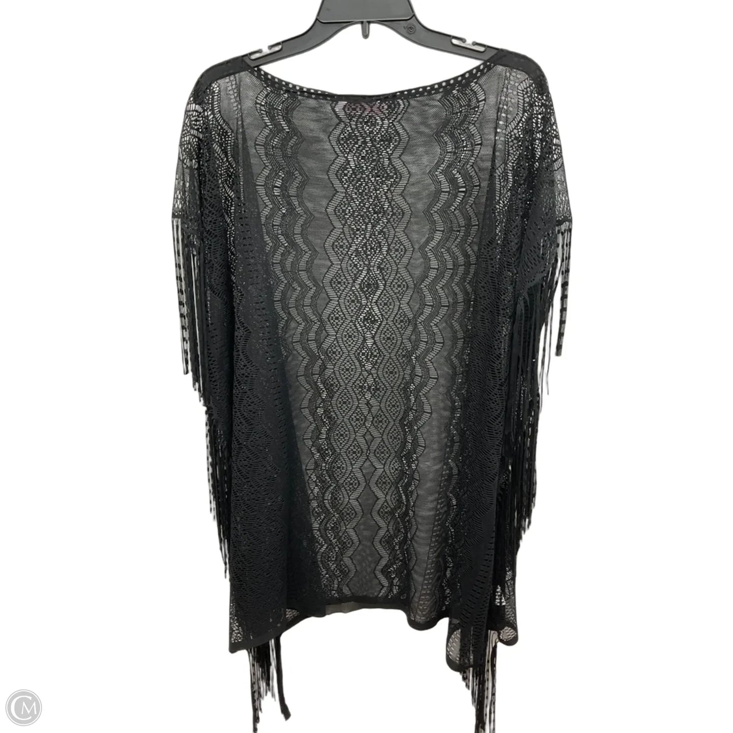Swimwear Cover-up By Clothes Mentor In Black, Size: Osfm