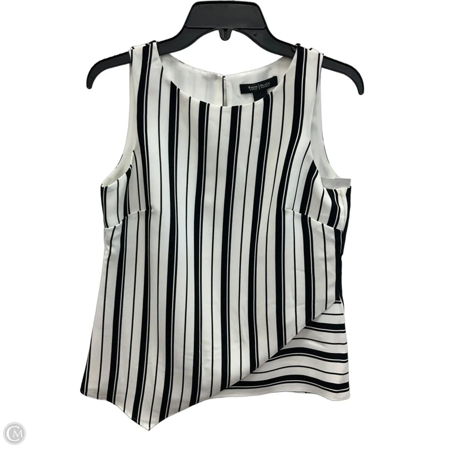 Top Sleeveless By White House Black Market In Striped Pattern, Size: Xs