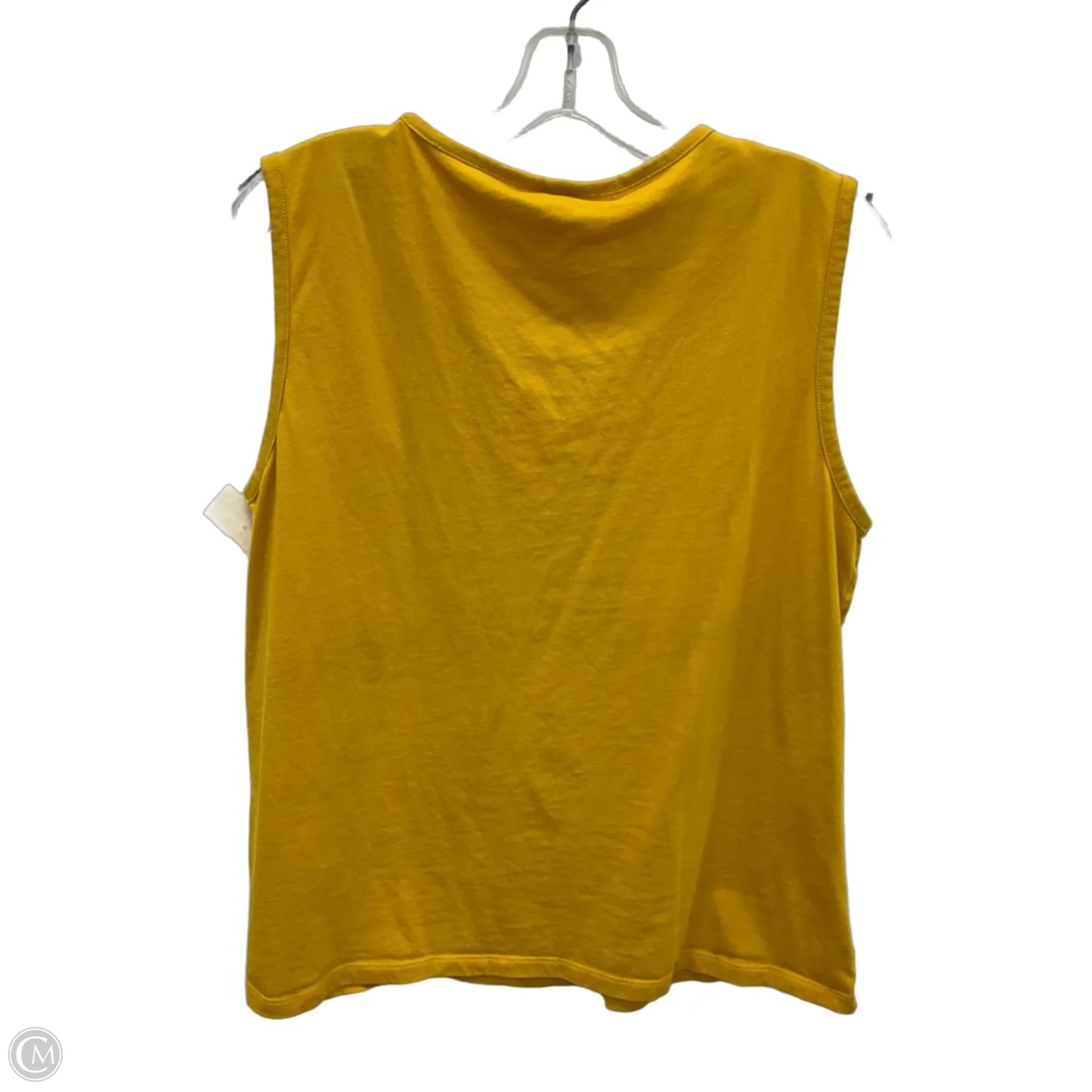 Top Sleeveless By J. Crew In Yellow, Size: L