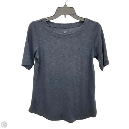 Top Short Sleeve By J. Jill In Navy, Size: Xs