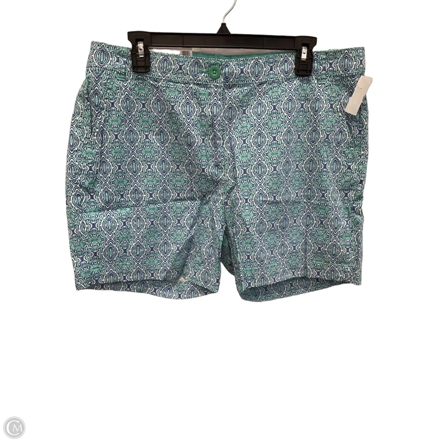 Shorts By Caribbean Joe In Teal, Size: 14