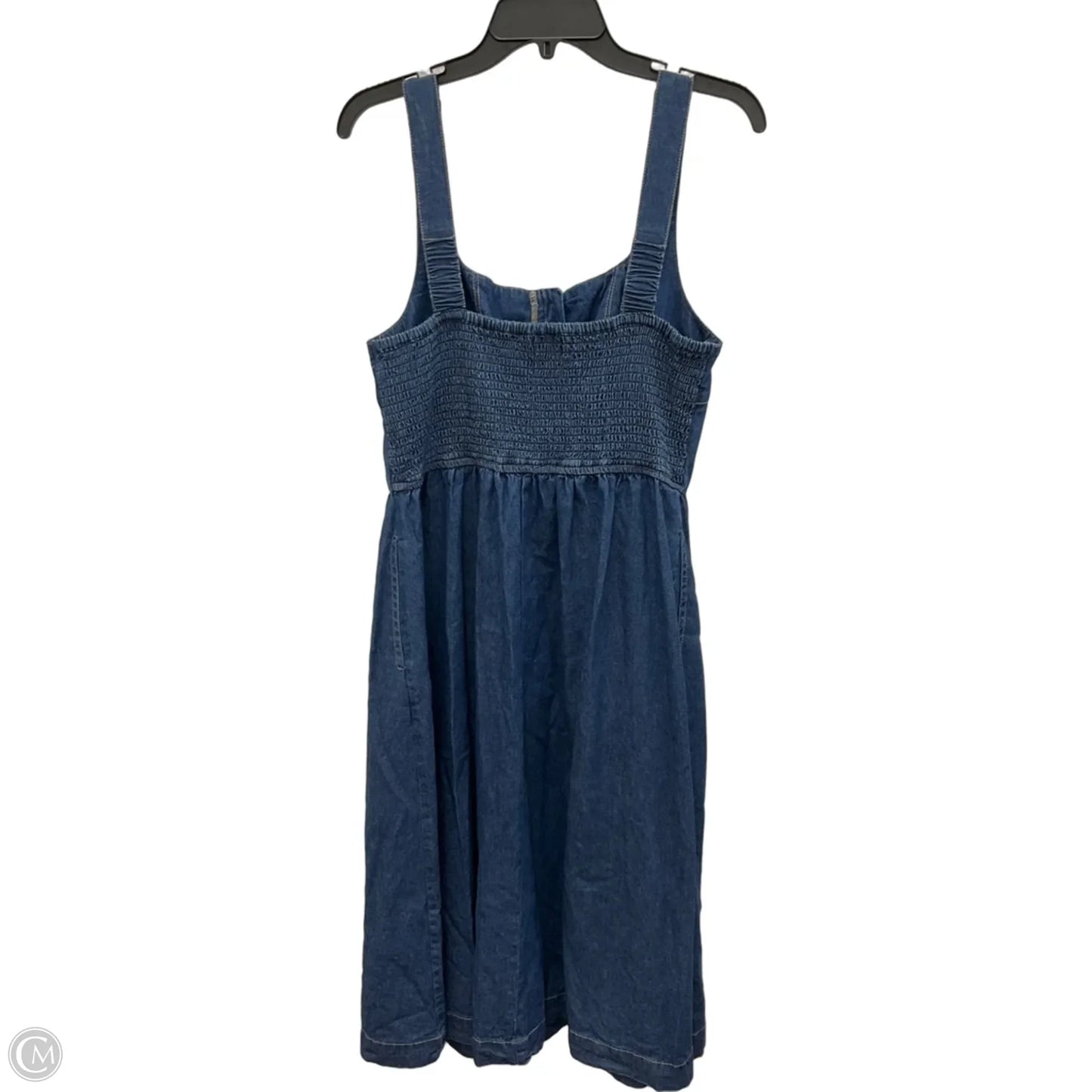 Dress Casual Maxi By Cmf In Blue Denim, Size: L