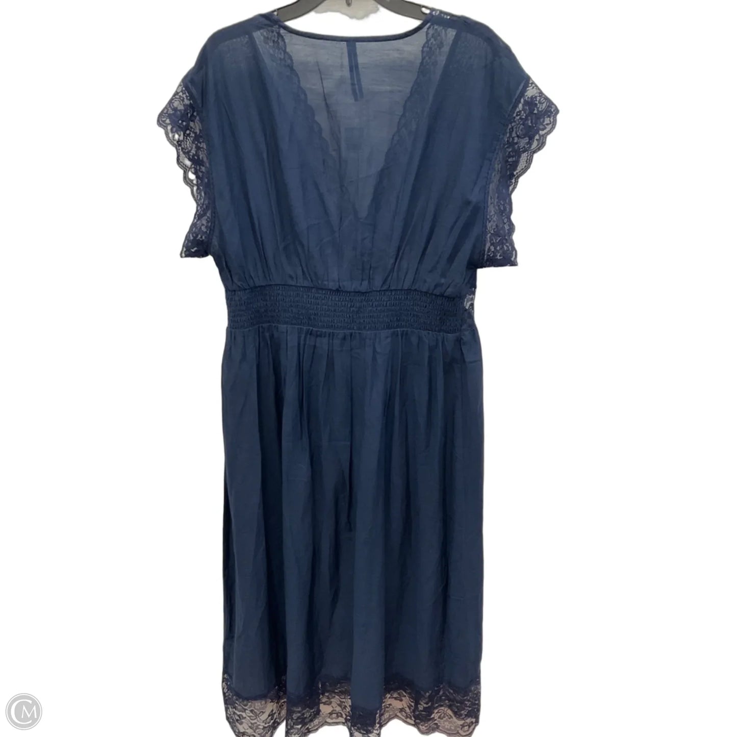 Dress Casual Maxi By Anthropologie In Navy, Size: Xl