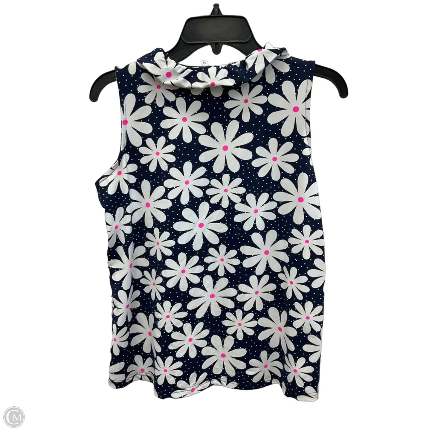 Top Sleeveless By Lulu B In Floral Print, Size: M