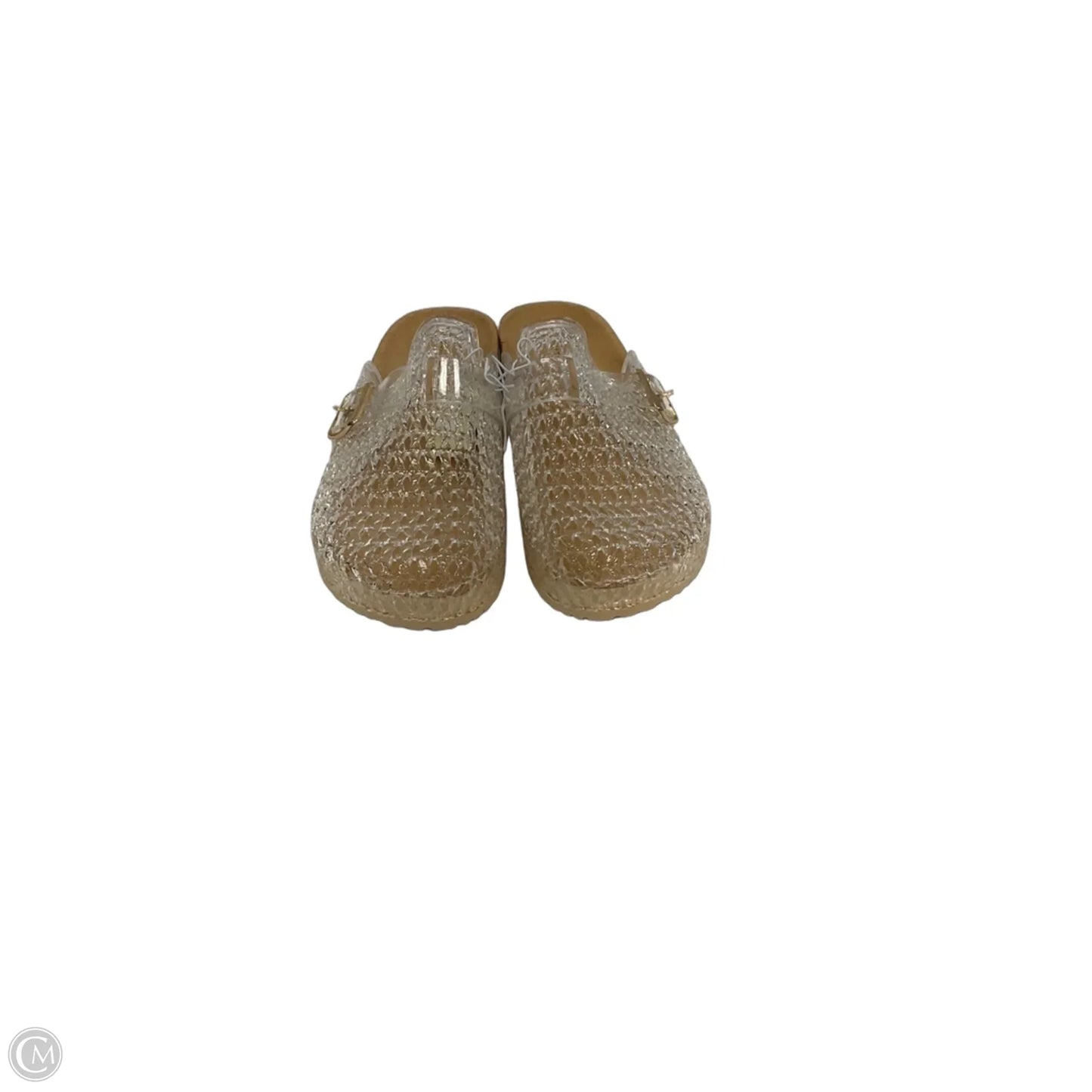 Shoes Flats By Clothes Mentor In Clear, Size: 8