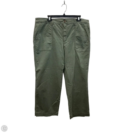 Pants Chinos & Khakis By Gap In Green, Size: 18