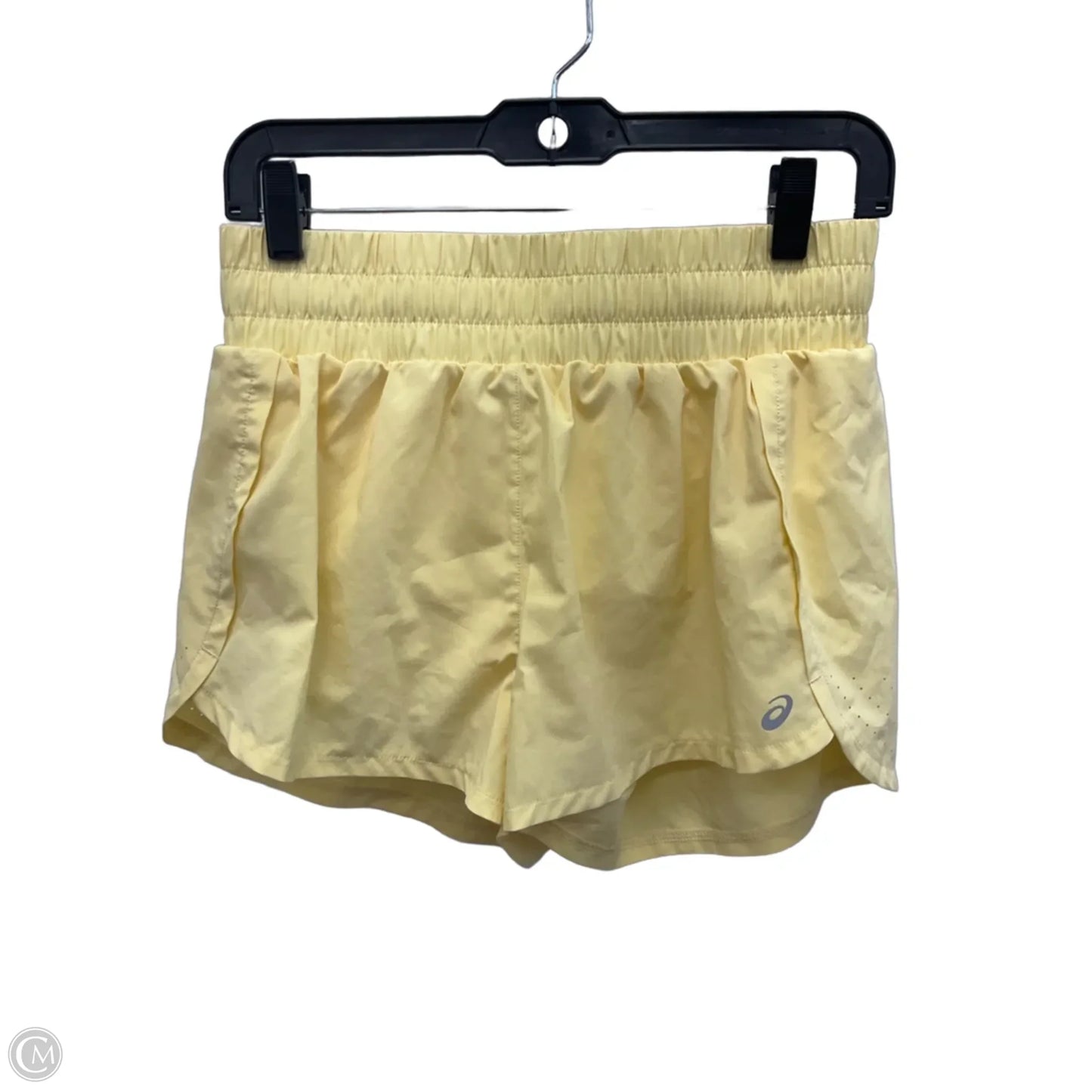 Athletic Shorts By Asics In Yellow, Size: S