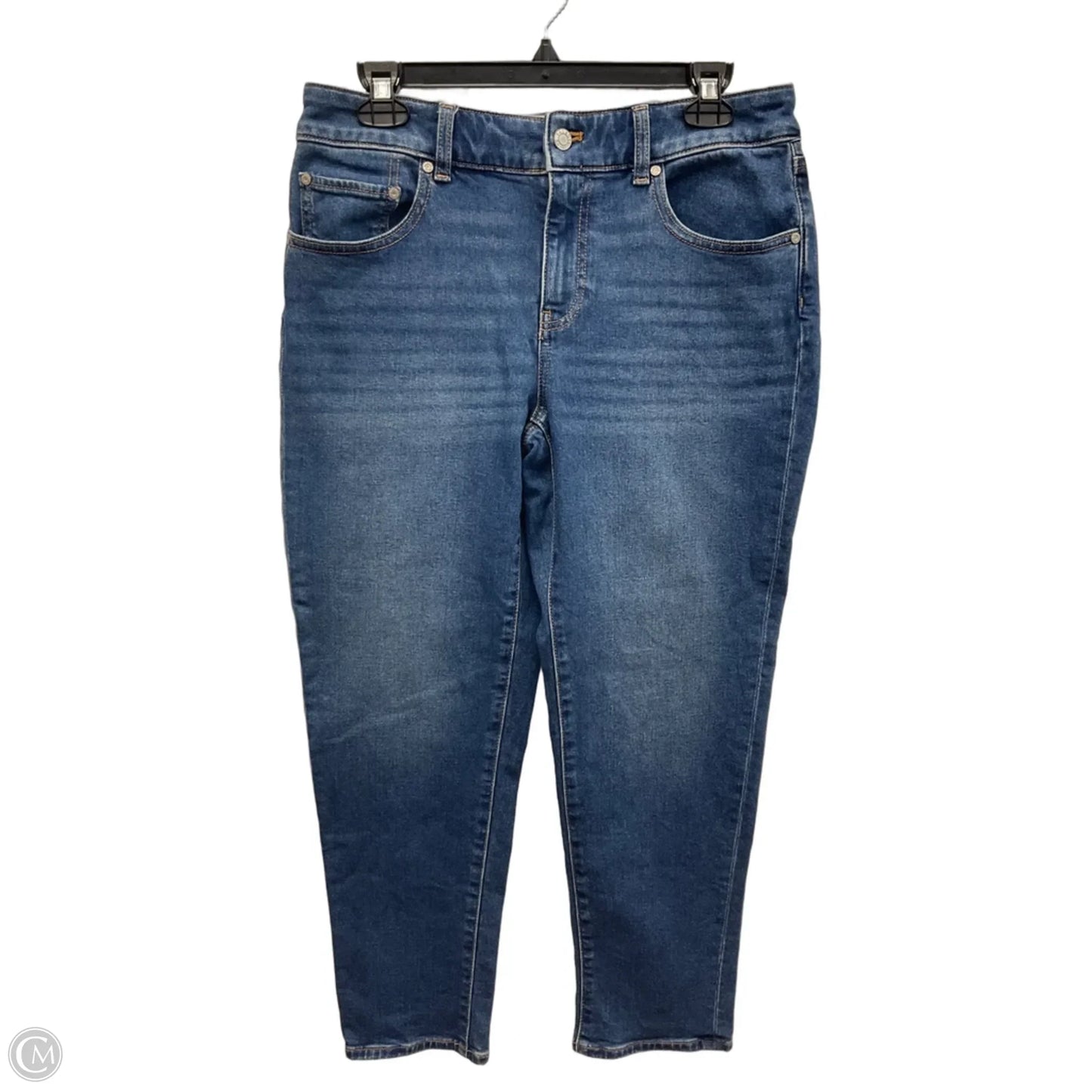 Jeans Straight By Talbots In Blue Denim, Size: 6p