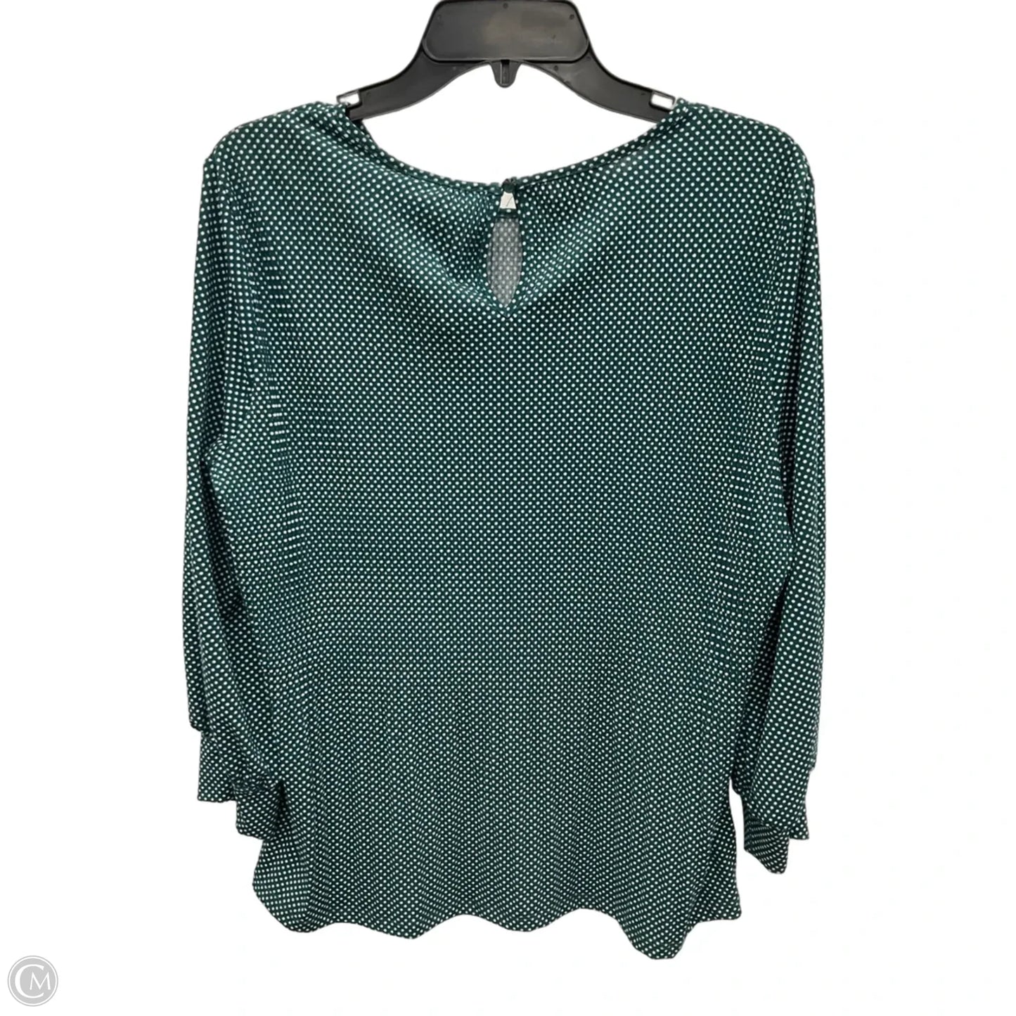 Top Long Sleeve By Adrianna Papell In Green, Size: M
