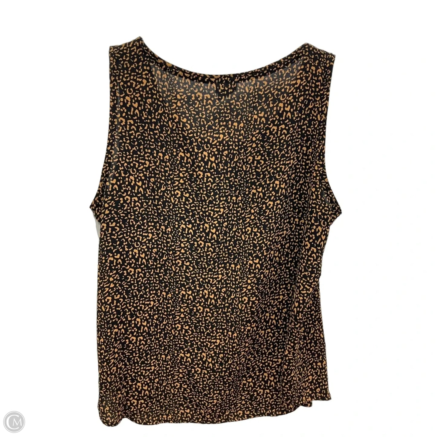 Top Sleeveless By Chicos In Animal Print, Size: L
