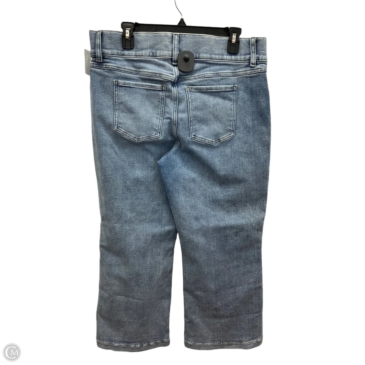 Jeans Cropped By Spanx In Blue Denim, Size: 1x