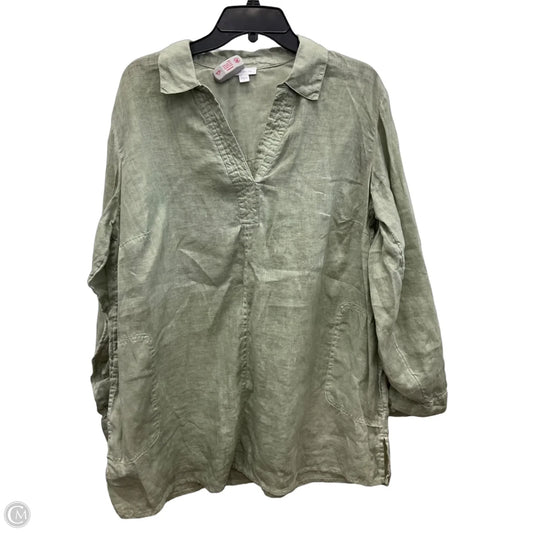 Tunic Long Sleeve By J. Jill In Green, Size: Xl