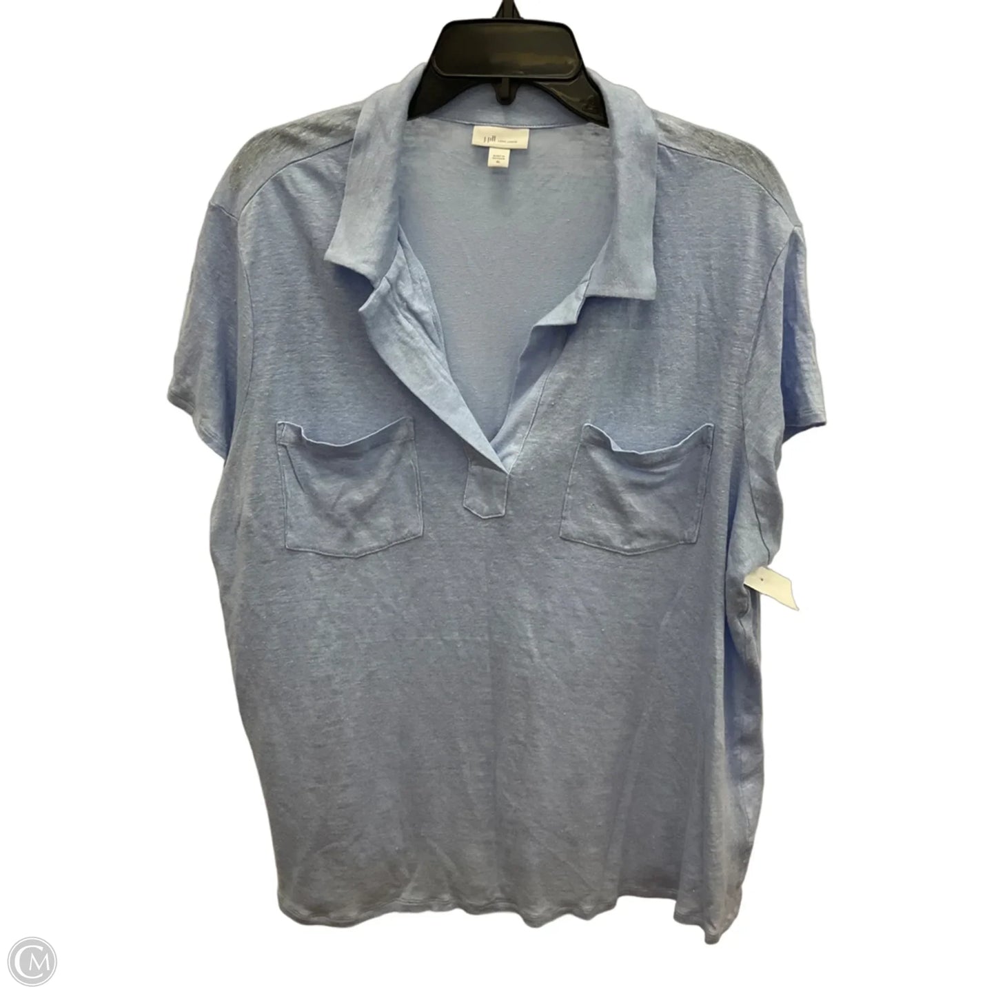 Top Short Sleeve By J. Jill In Blue, Size: Xl