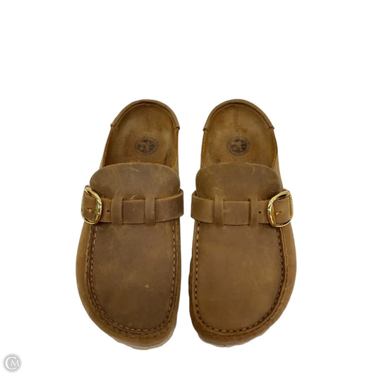 Shoes Flats By Birkenstock In Brown, Size: 6.5