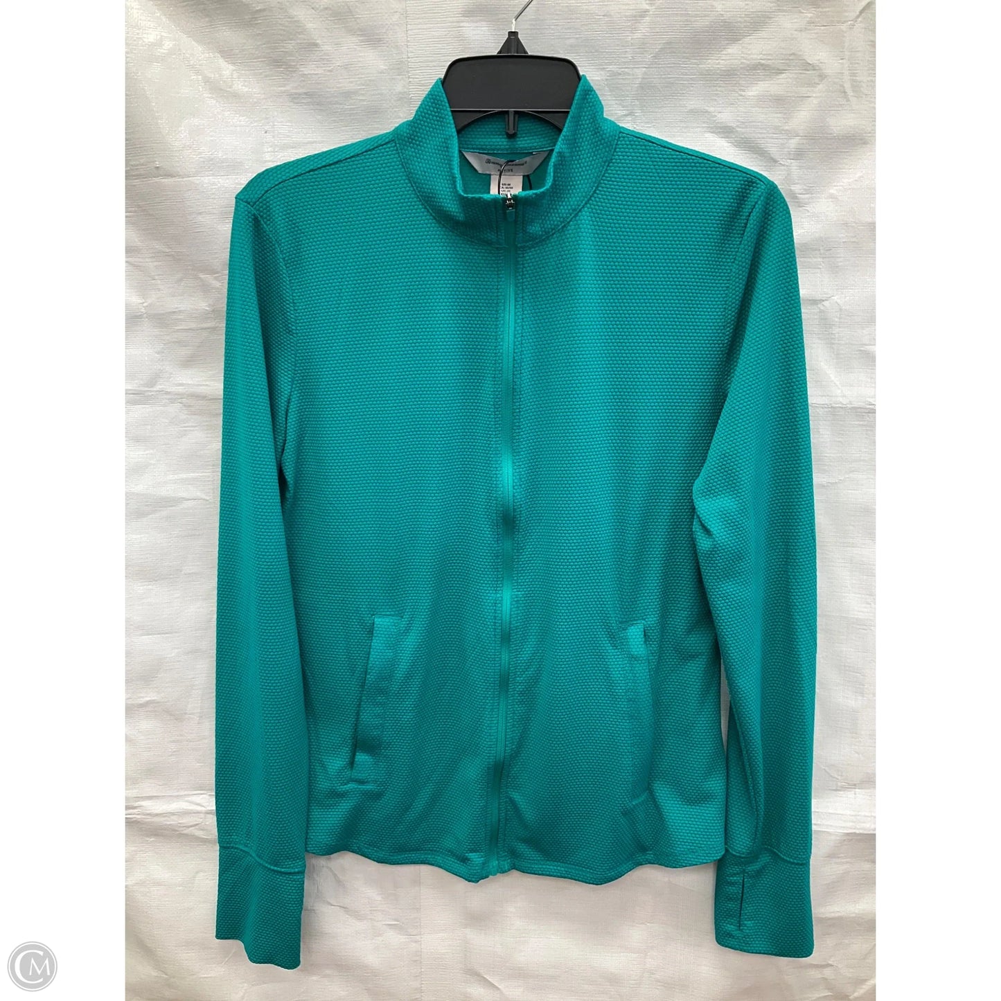 Athletic Top Long Sleeve Collar By Tommy Bahama In Green, Size: M