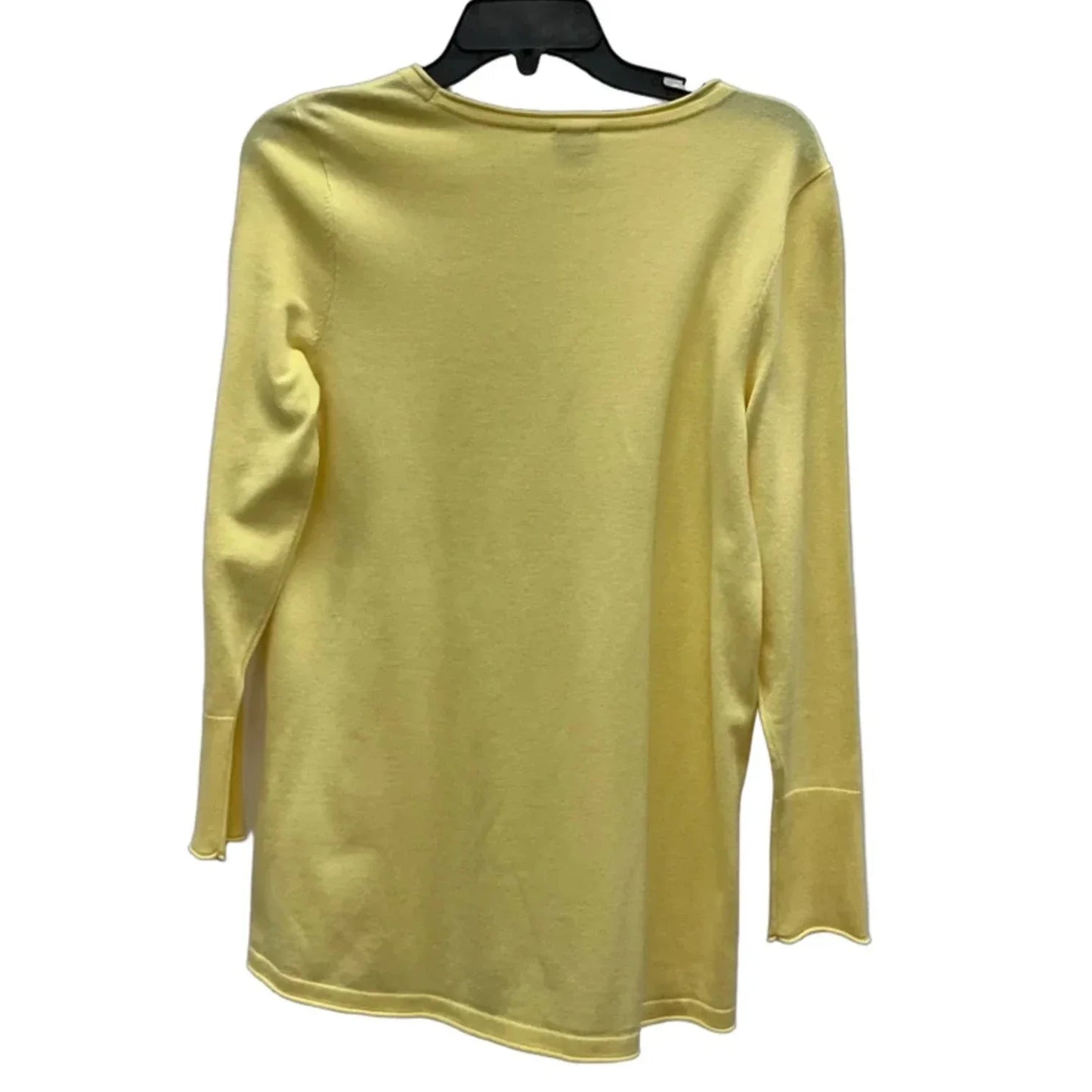 Top Long Sleeve By Chicos In Yellow, Size: S