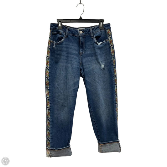 Jeans Straight By Knox Rose In Blue Denim, Size: 8