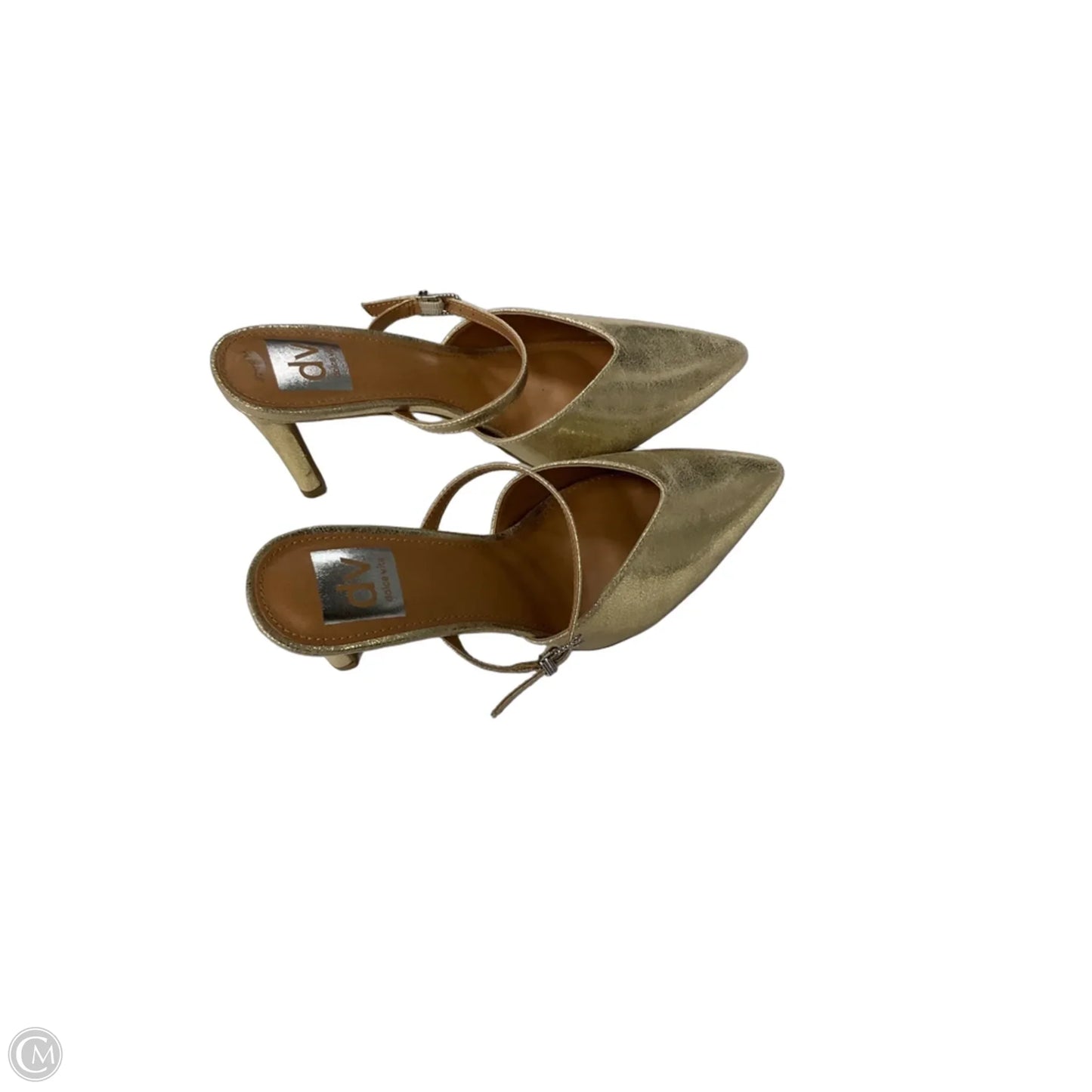 Shoes Heels Kitten By Dolce Vita In Gold, Size: 6.5