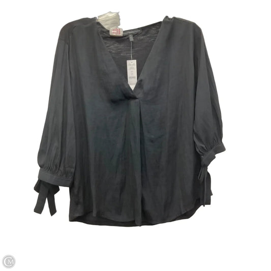 Top Long Sleeve By White House Black Market In Black, Size: S