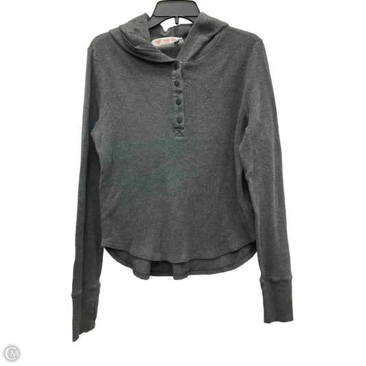 Top Long Sleeve By Cabi In Grey, Size: M