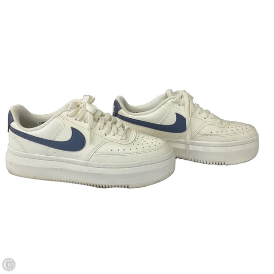 Shoes Sneakers By Nike In Blue & White, Size: 8