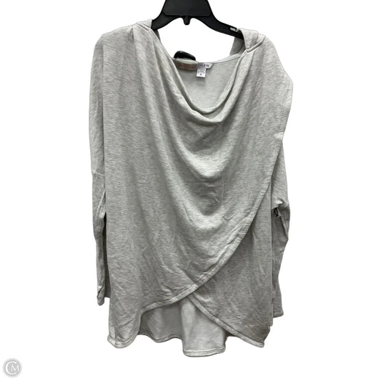 Athletic Top Long Sleeve Hoodie By Athleta In Grey, Size: Xl