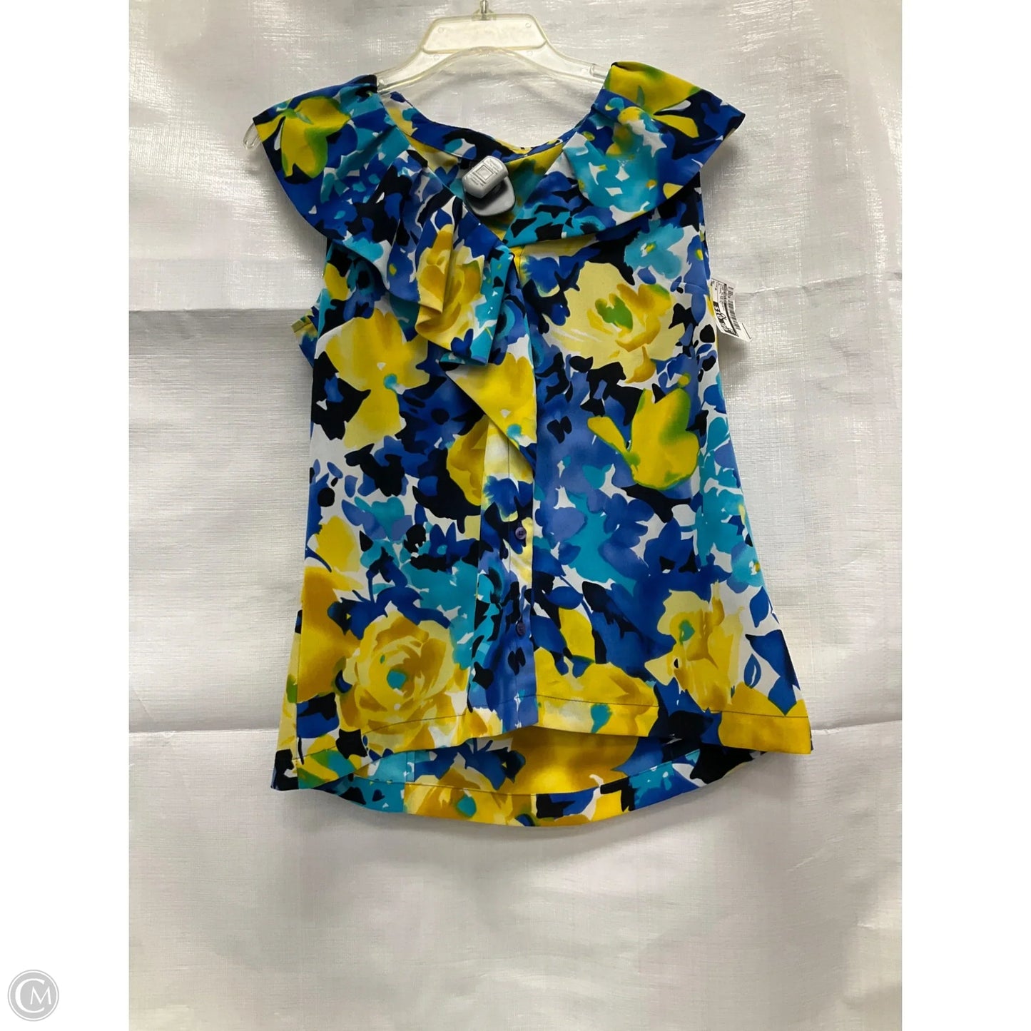 Top Sleeveless By Rafaella In Floral Print, Size: M