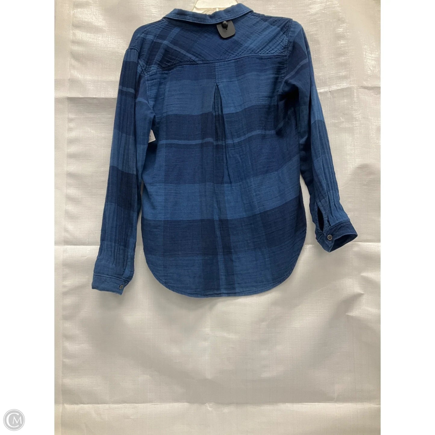 Blouse Long Sleeve By Cloth And Stone In Blue, Size: Xs