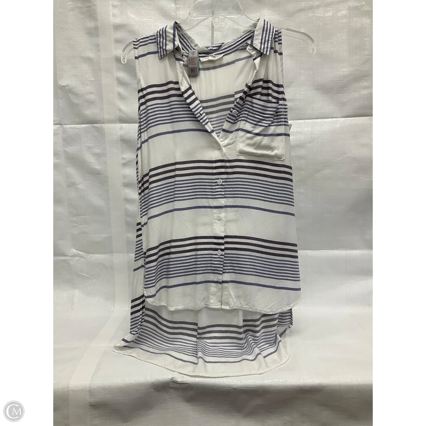 Top Sleeveless By Beachlunchlounge In Striped Pattern, Size: Xs