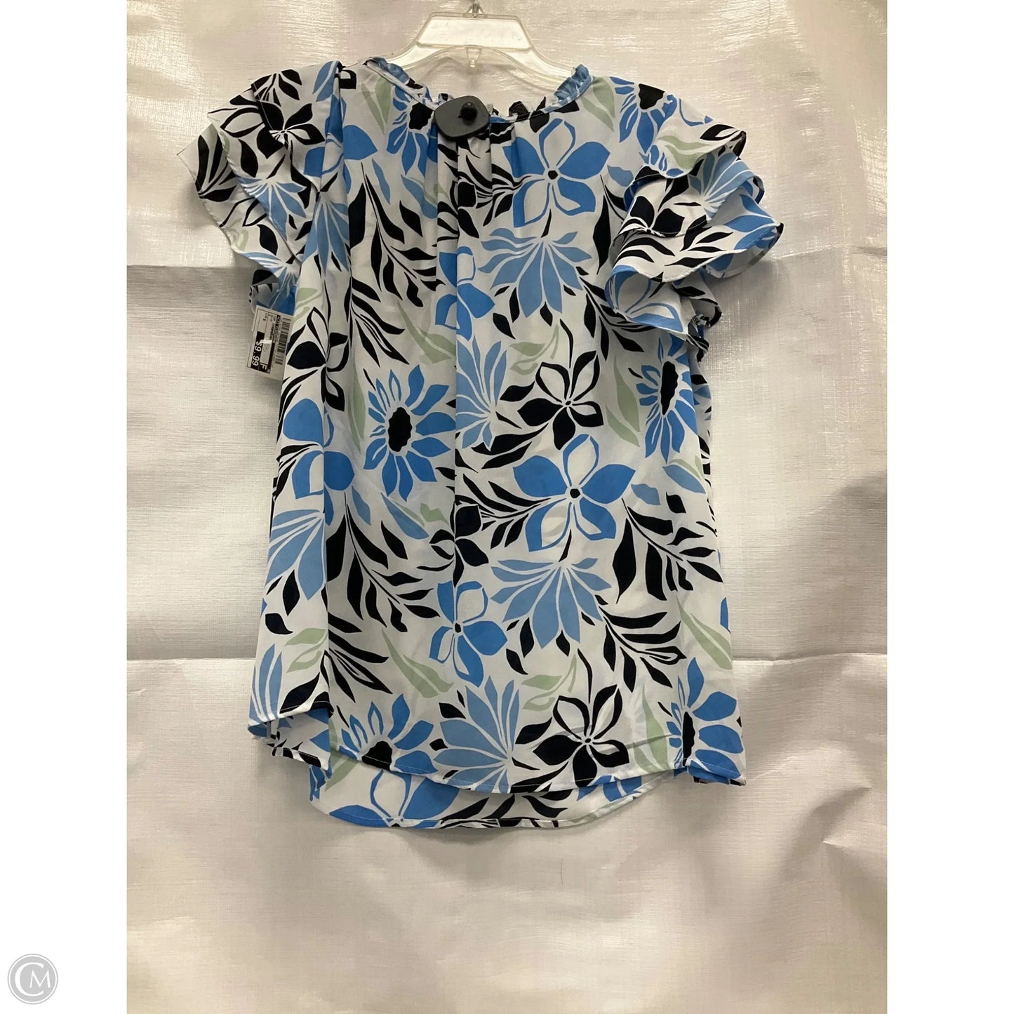 Top Sleeveless By Liz Claiborne In Blue, Size: S