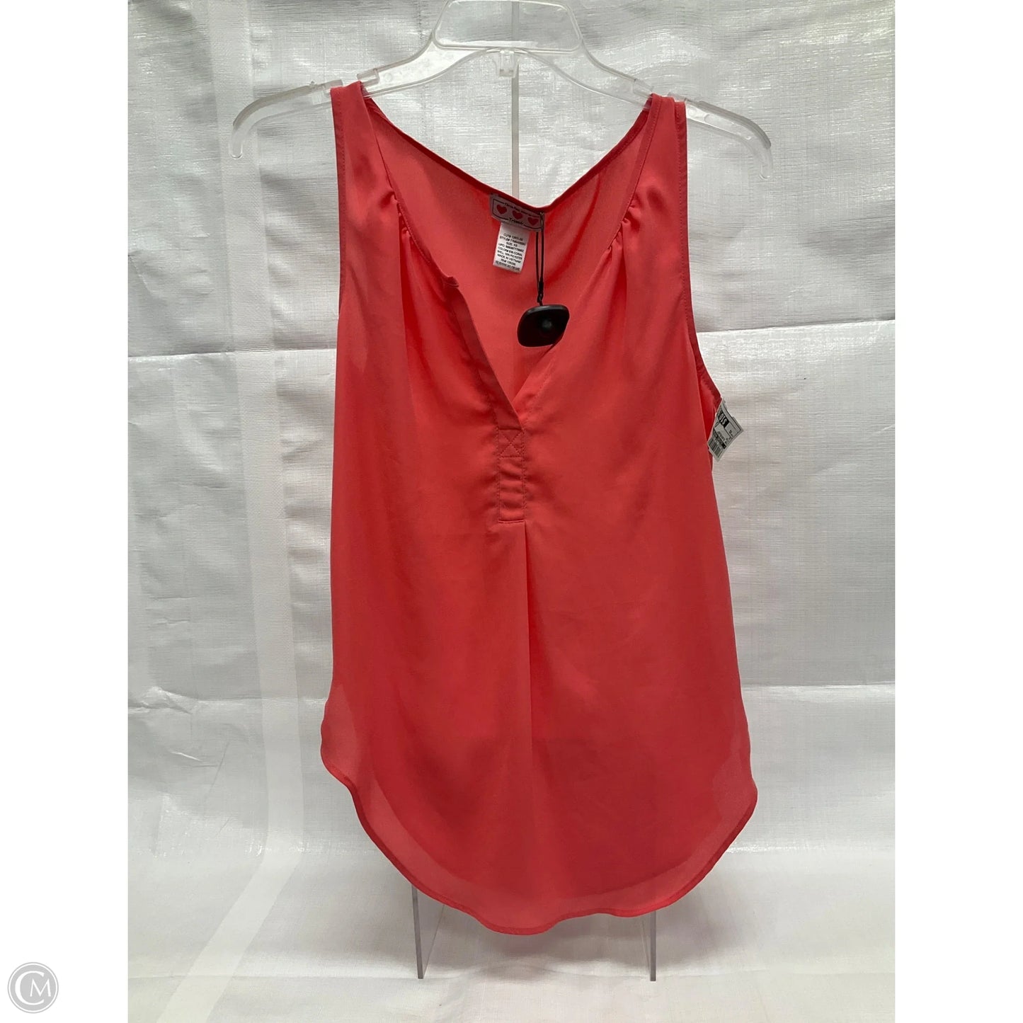Top Sleeveless By Clothes Mentor In Pink, Size: Xs