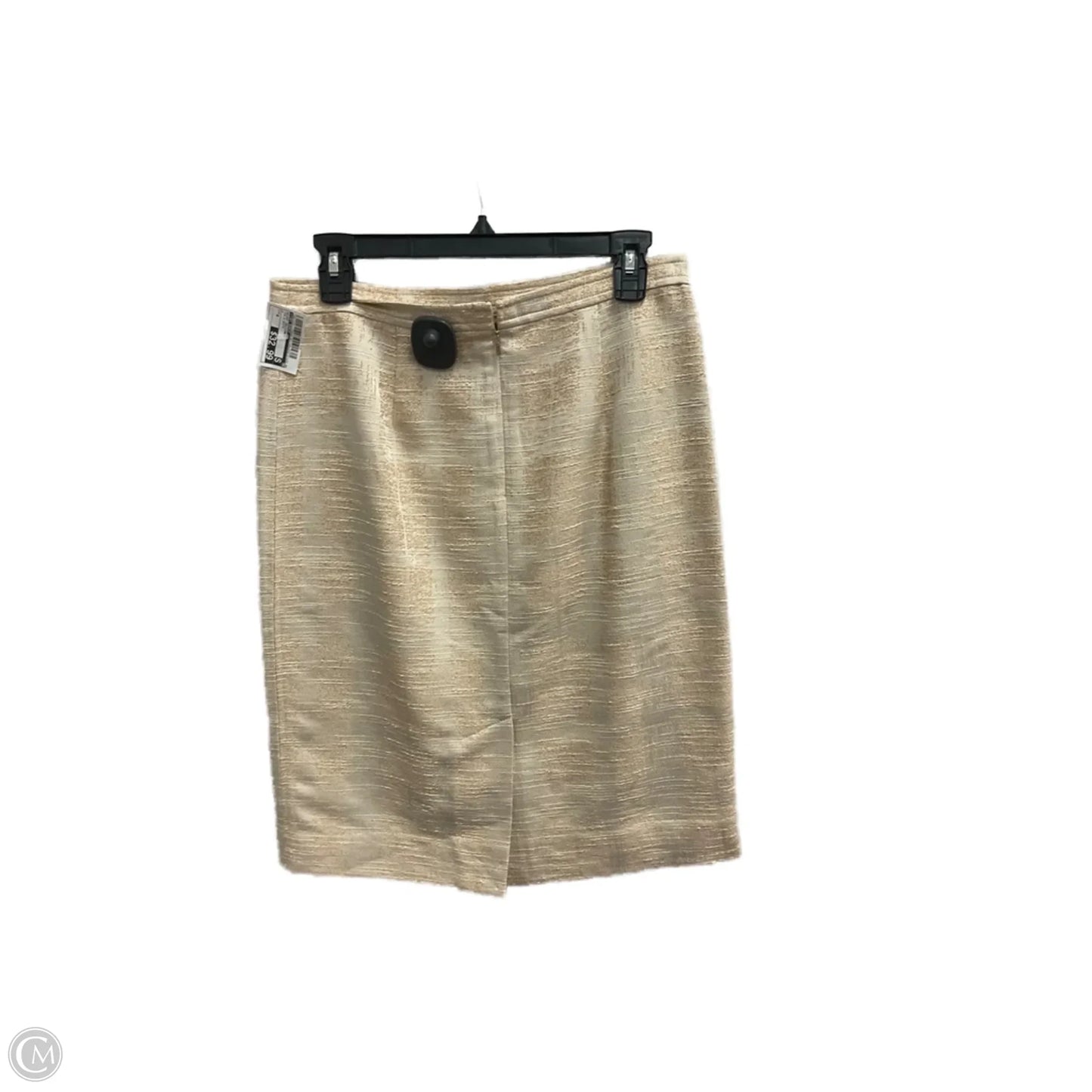 Skirt Designer By Tory Burch In Tan & White, Size: 6