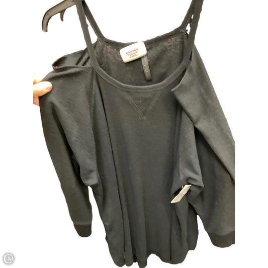 Top 3/4 Sleeve By Calvin Klein In Black, Size: 2x