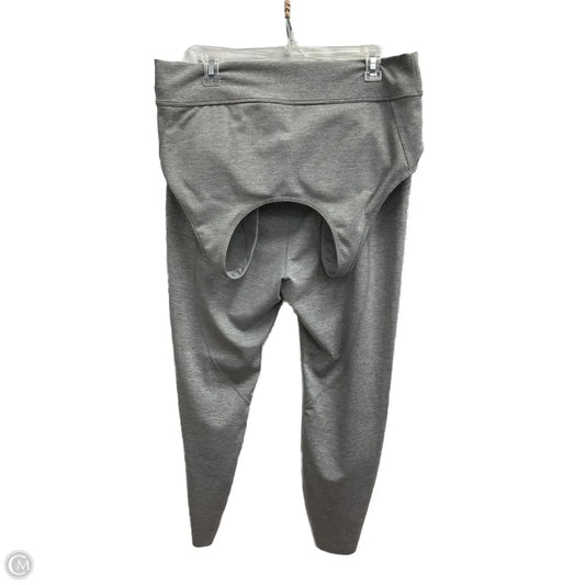 Athletic Pants 2pc By Zyia In Green & Grey, Size: 20