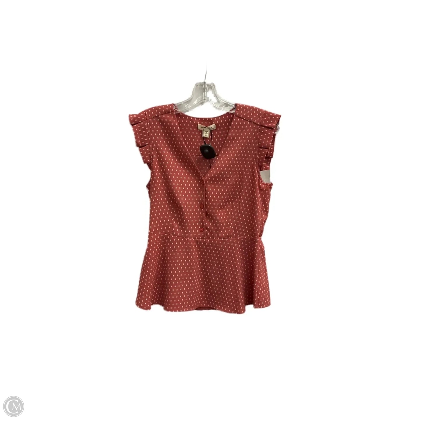 Top Sleeveless By Monteau In Pink, Size: M