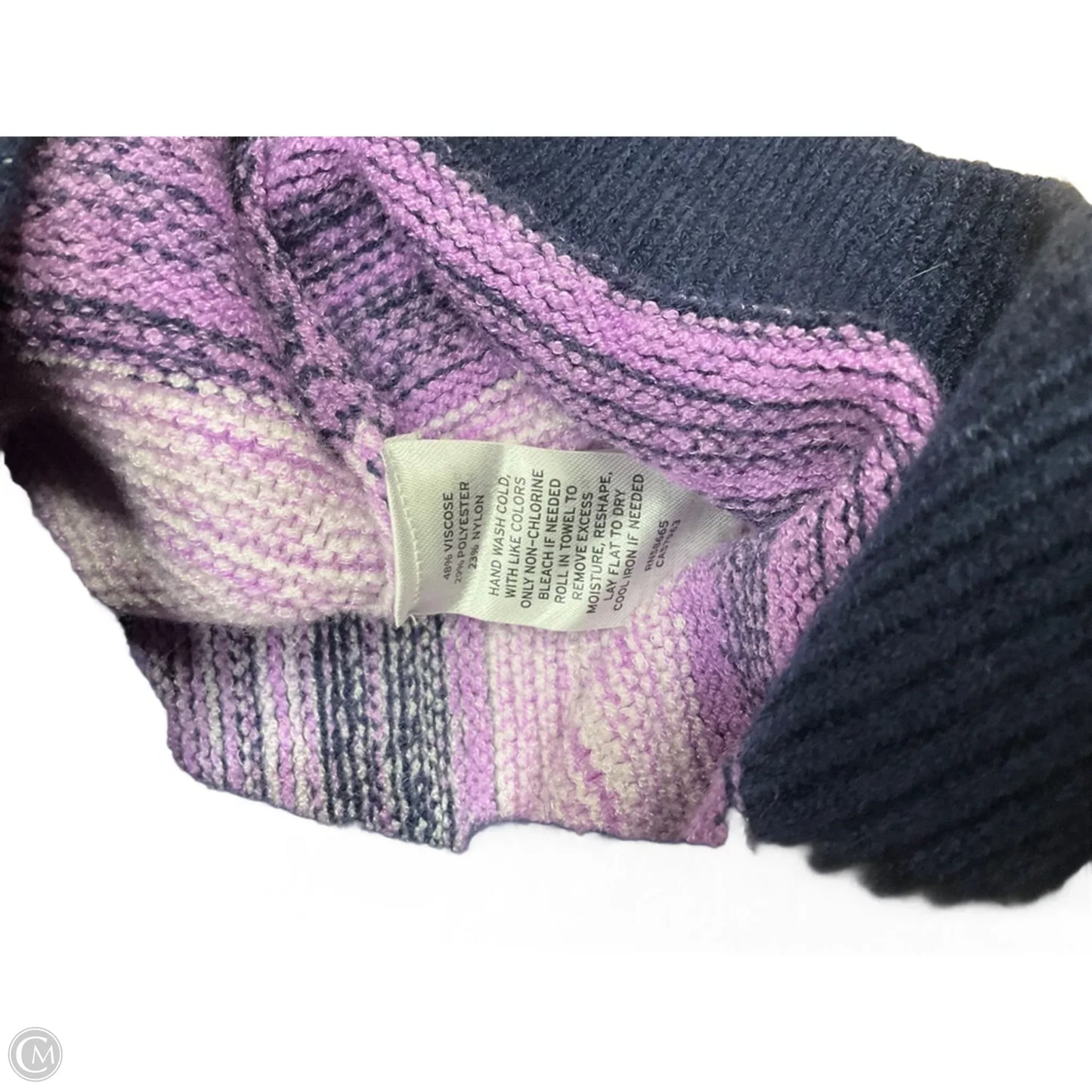 Sweater Short Sleeve By Halogen In Purple, Size: Xxs