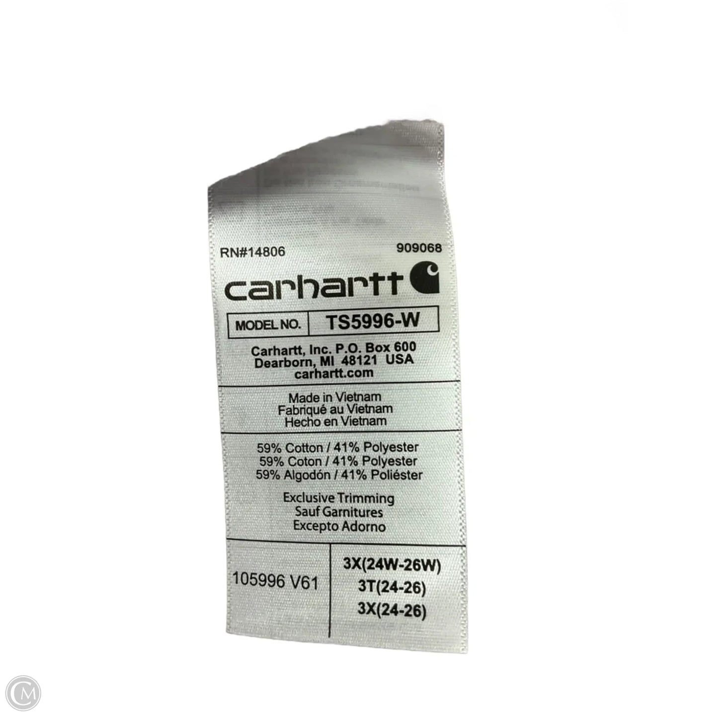 Sweatshirt Hoodie By Carhartt In Pink, Size: 3x