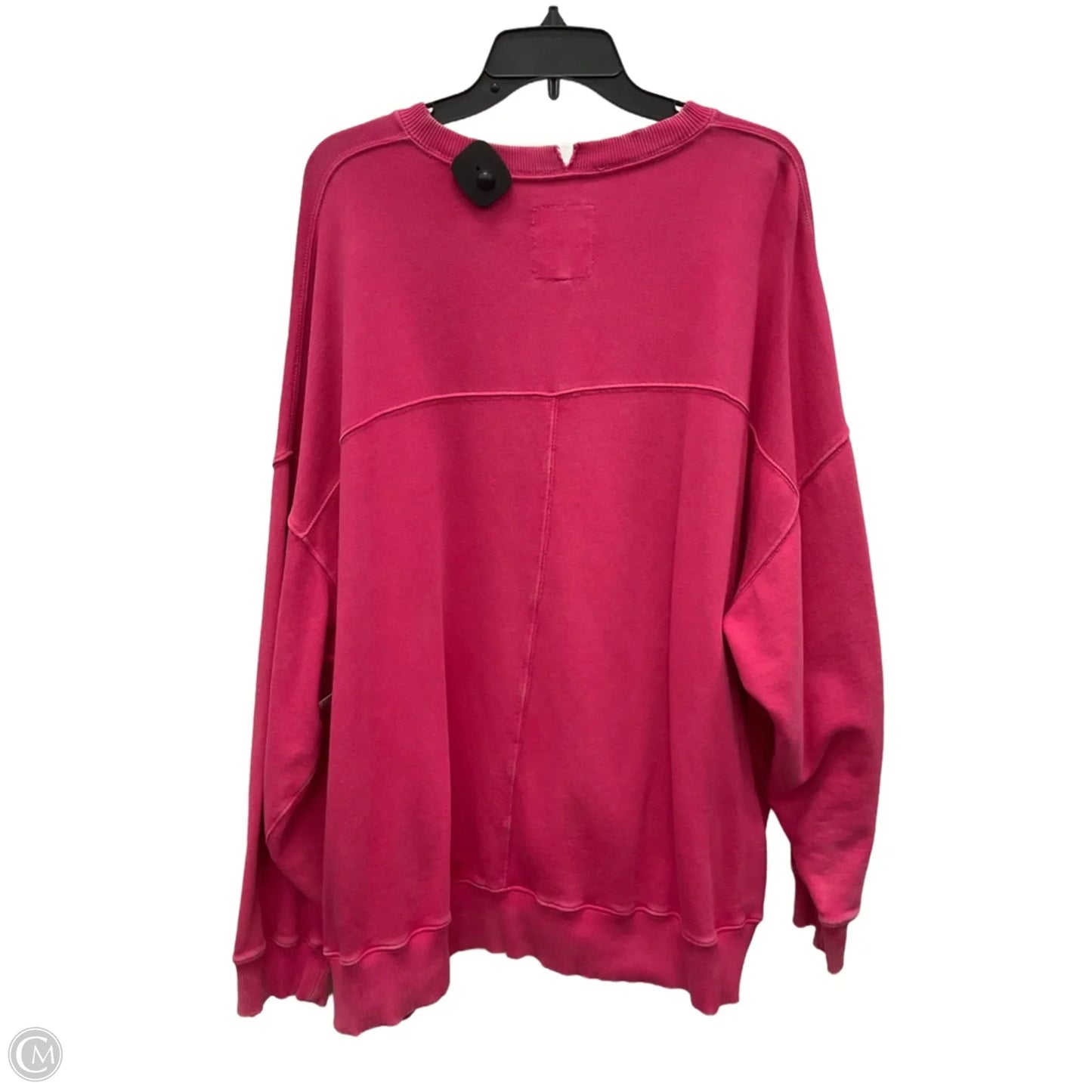 Athletic Top Long Sleeve Crewneck By Aerie In Pink, Size: Xl