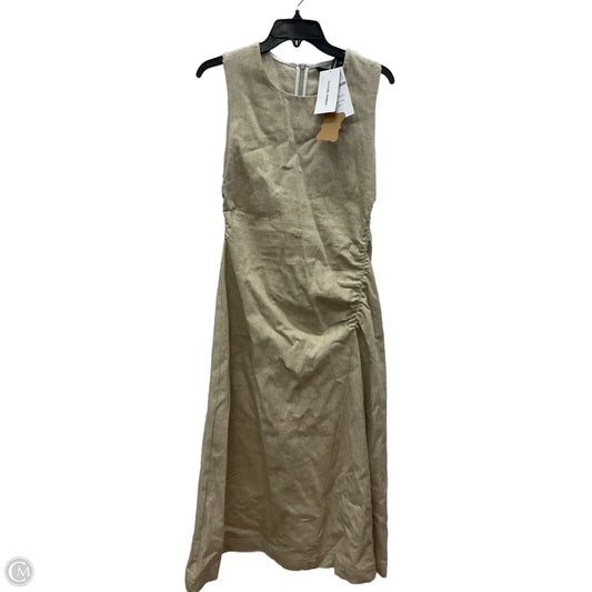 Dress Casual Maxi By Clothes Mentor In Tan, Size: L