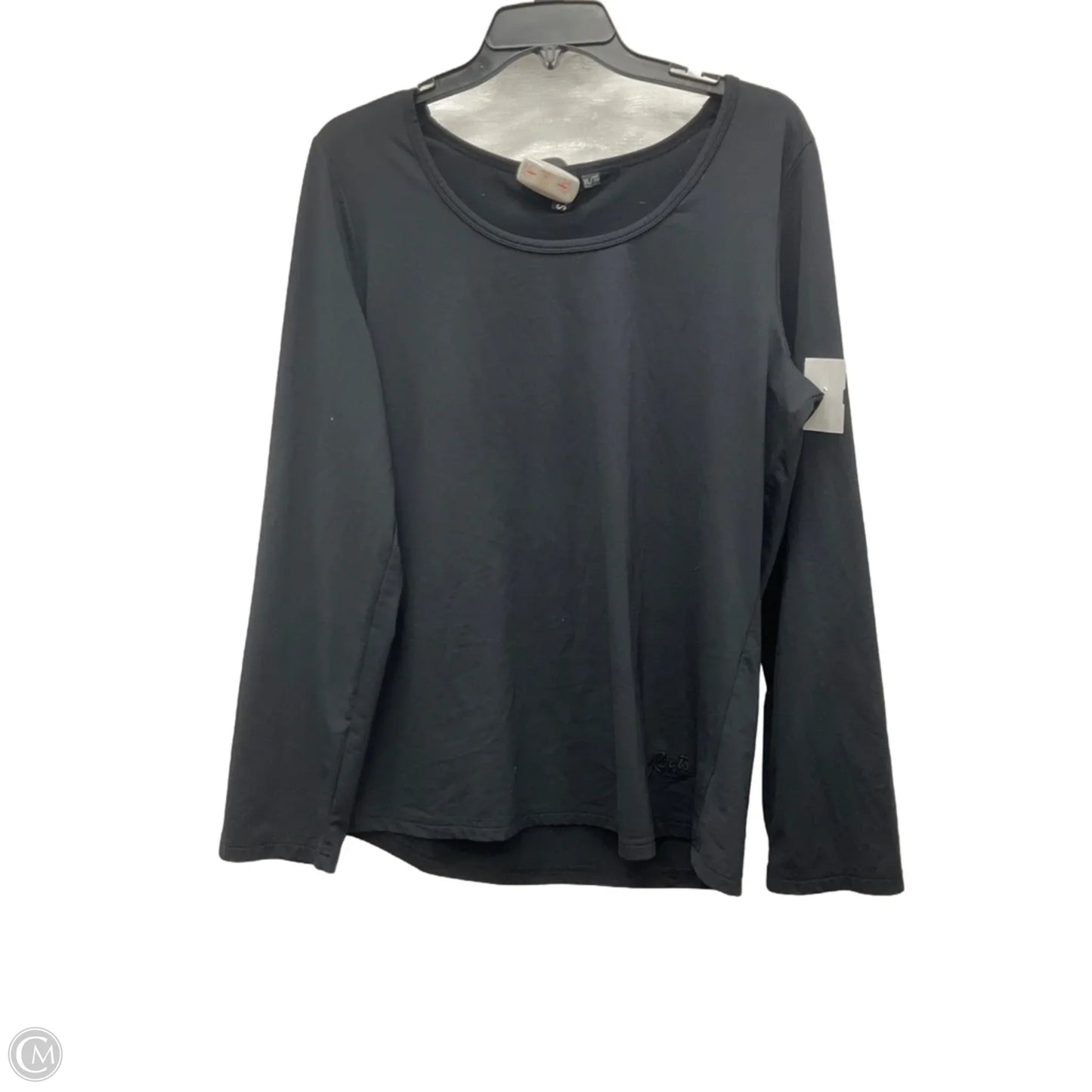 Top Long Sleeve By Roots In Black, Size: Xl