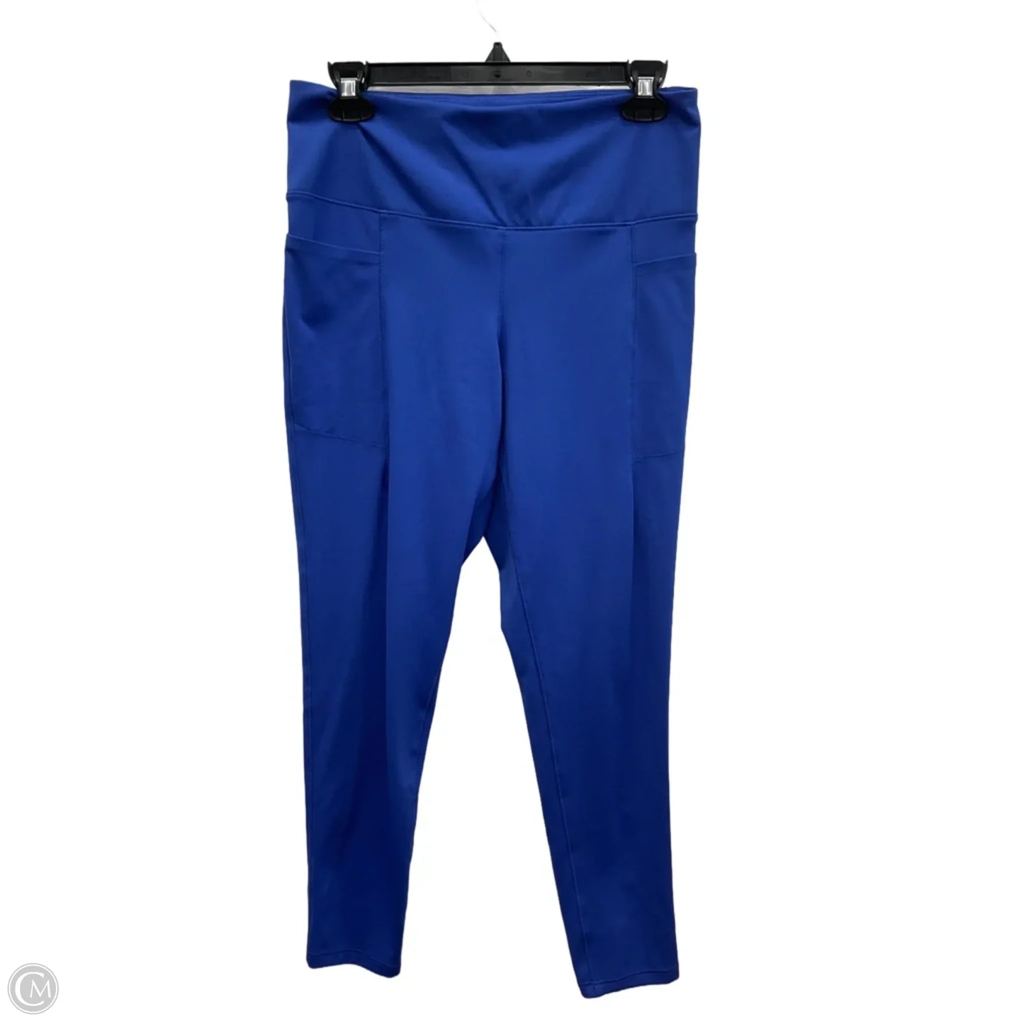 Athletic Leggings By Danskin In Blue, Size: L