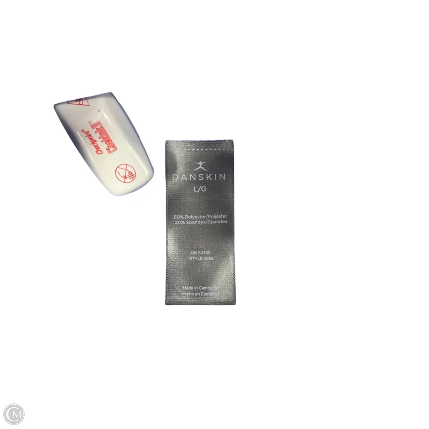 Athletic Leggings By Danskin In Blue, Size: L