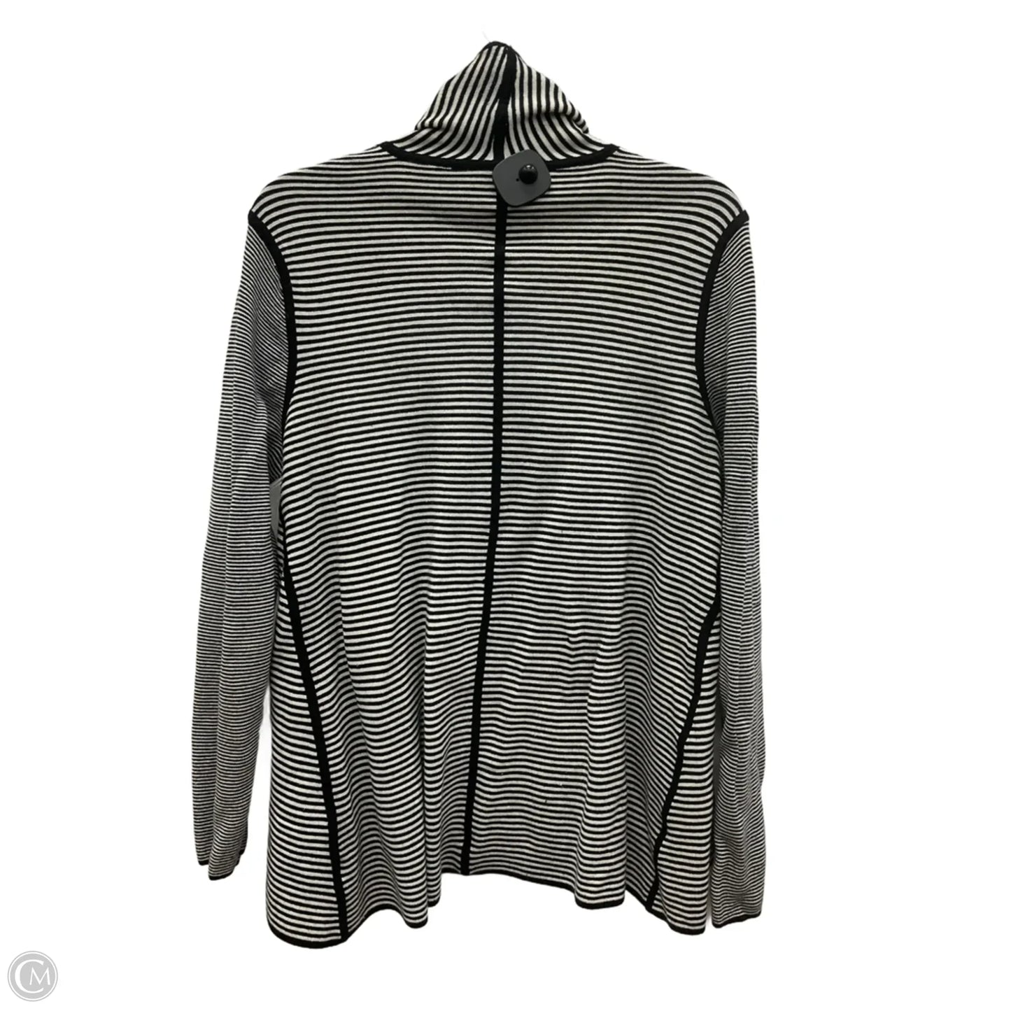 Cardigan By Talbots In Black & White, Size: L