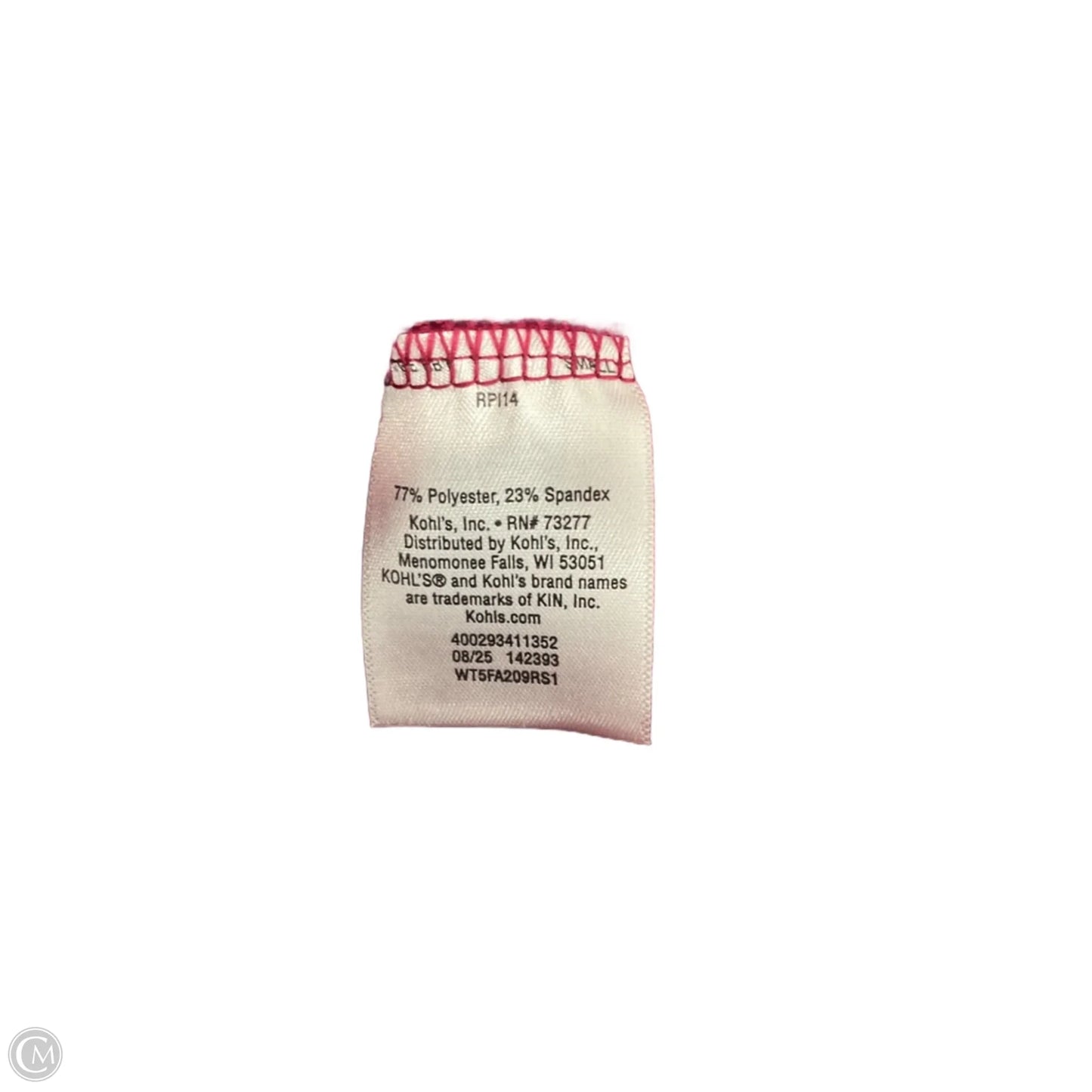 Athletic Jacket By Tek Gear In Pink, Size: S