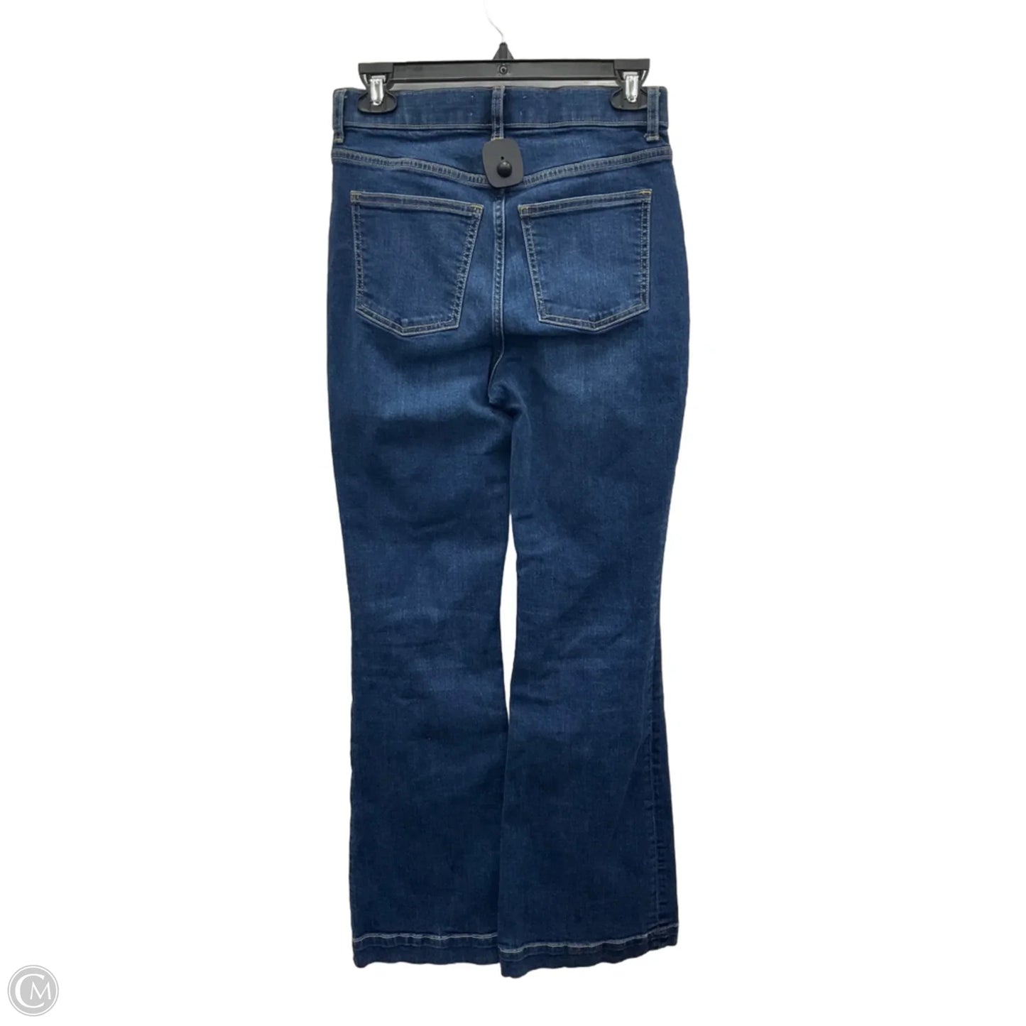 Jeans Flared By Spanx In Blue Denim, Size: 6