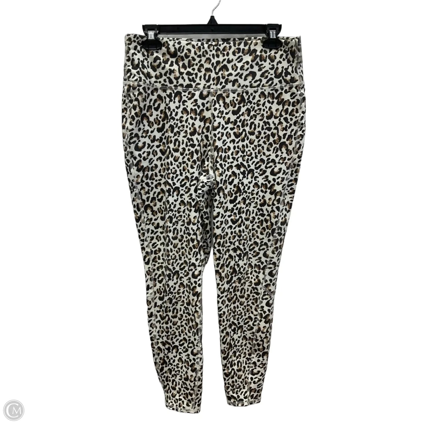 Athletic Leggings By Wonderly In Animal Print, Size: L