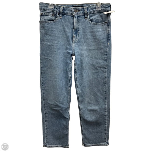 Jeans Straight By Calvin Klein In Blue Denim, Size: 6