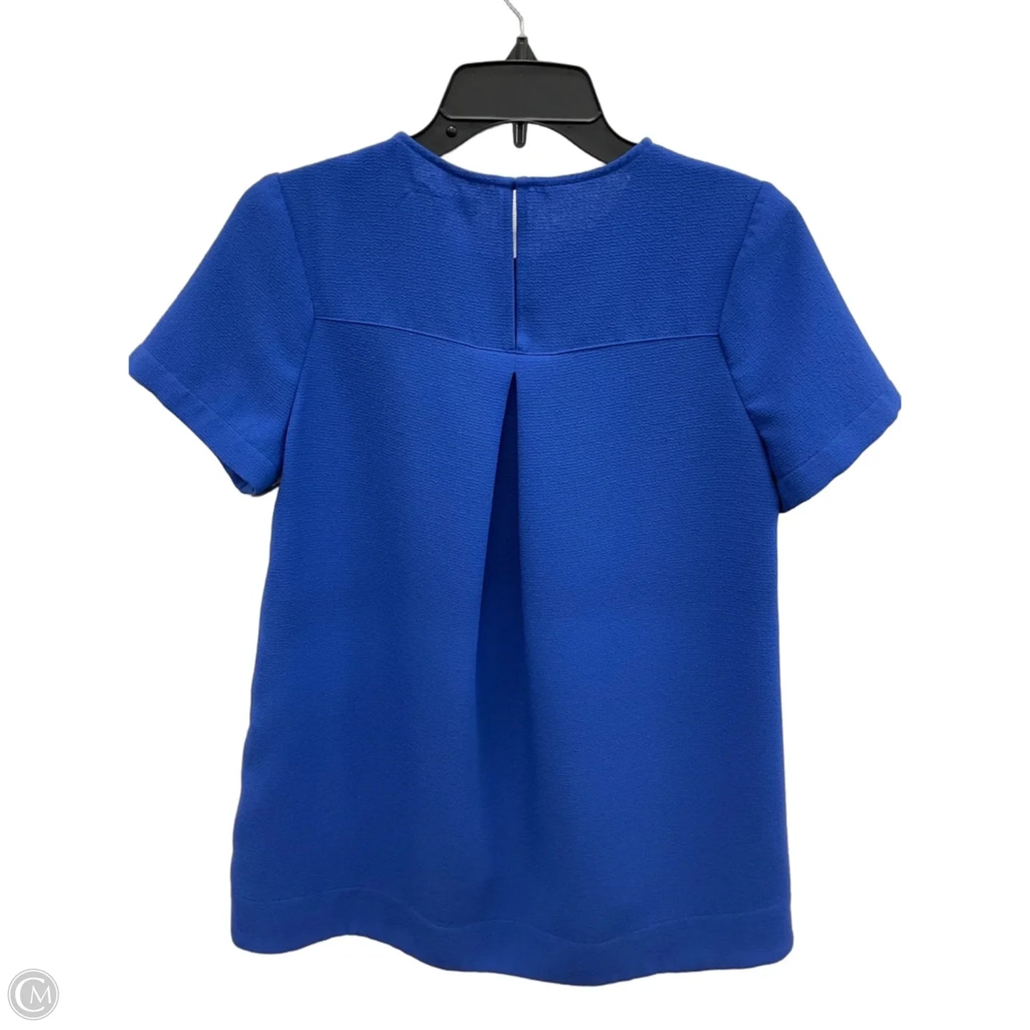 Top Short Sleeve By Madewell In Blue, Size: S