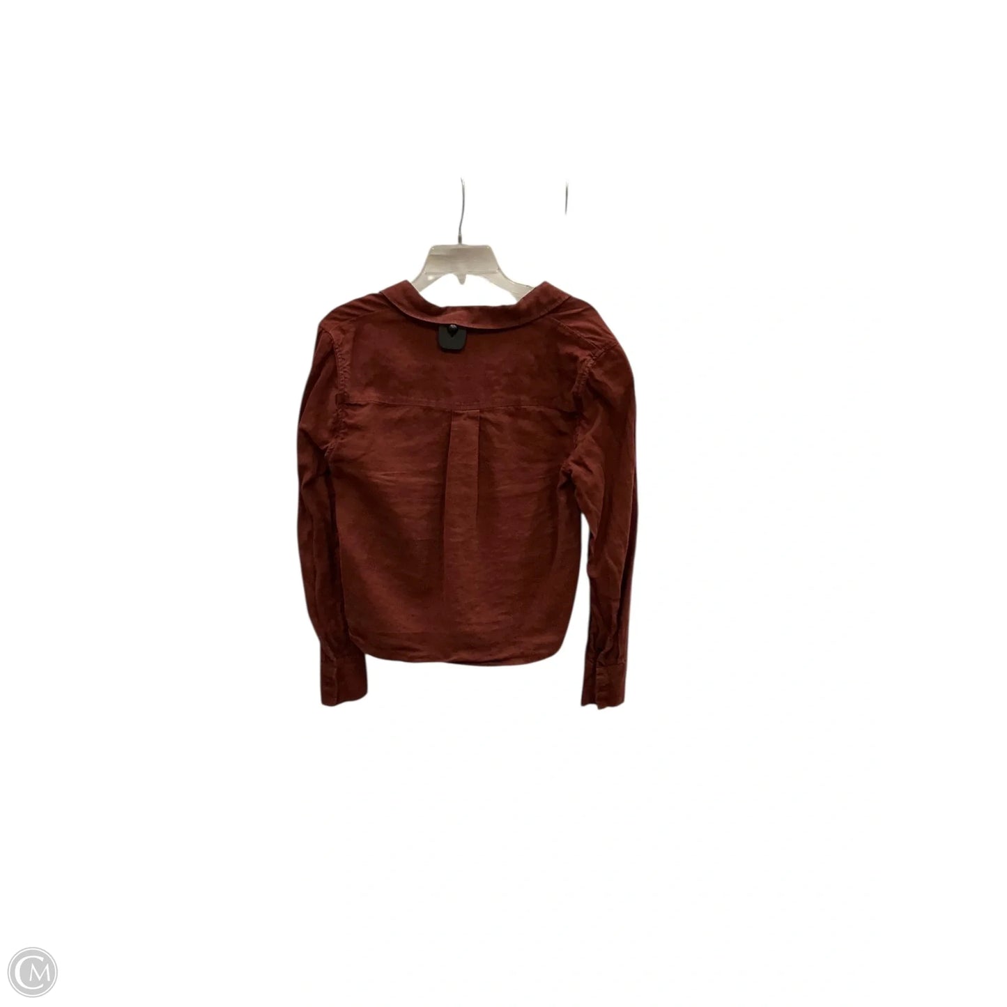 Blouse Long Sleeve By Cmb In Red, Size: L