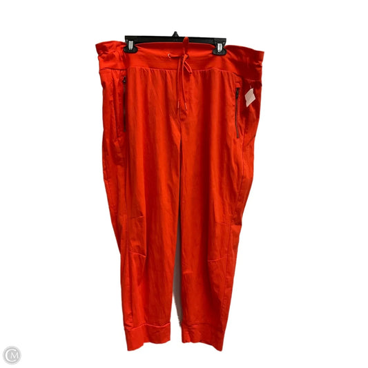 Athletic Pants By Athleta In Orange, Size: 18